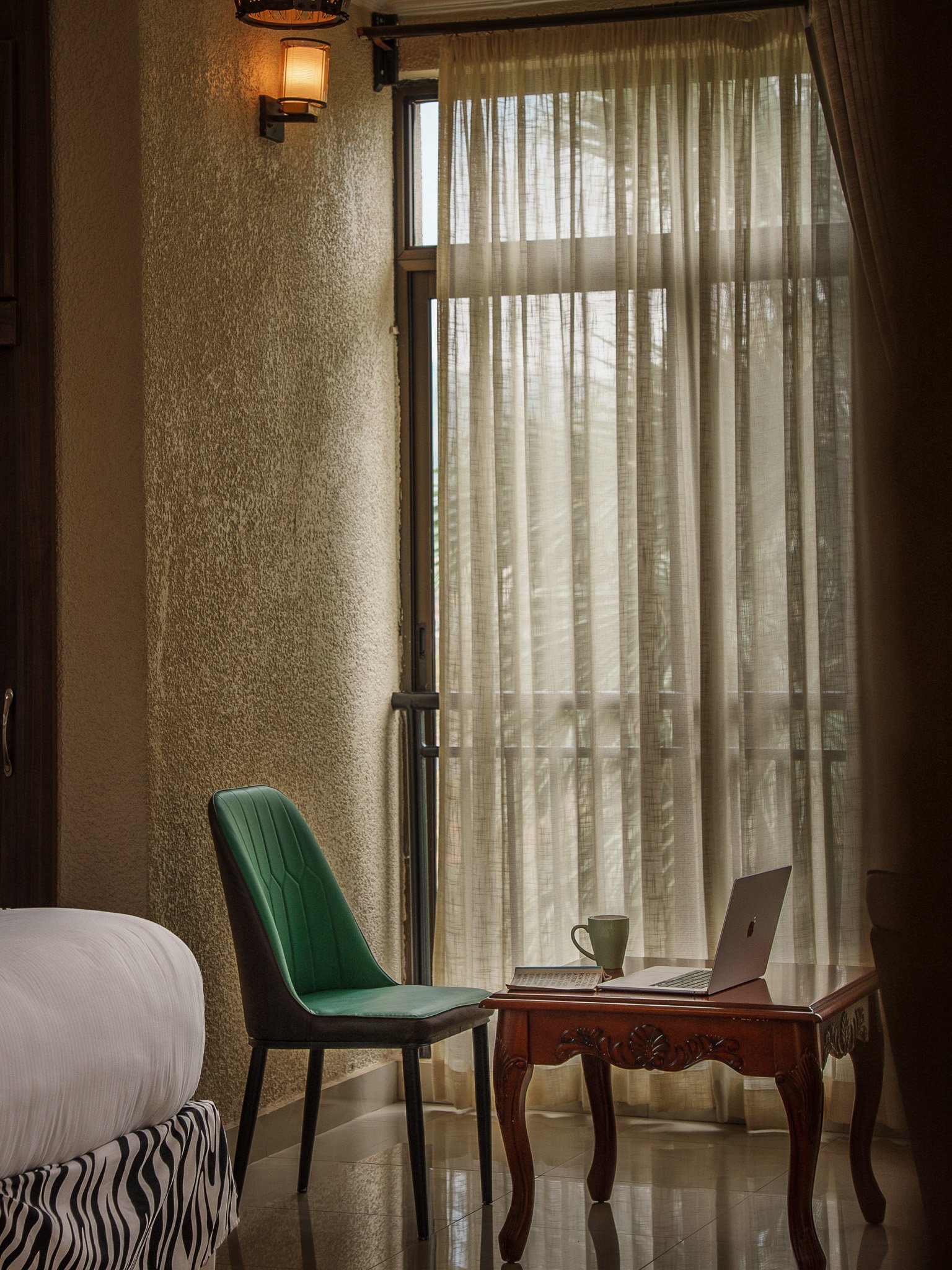 Let the sun hug you from the window?