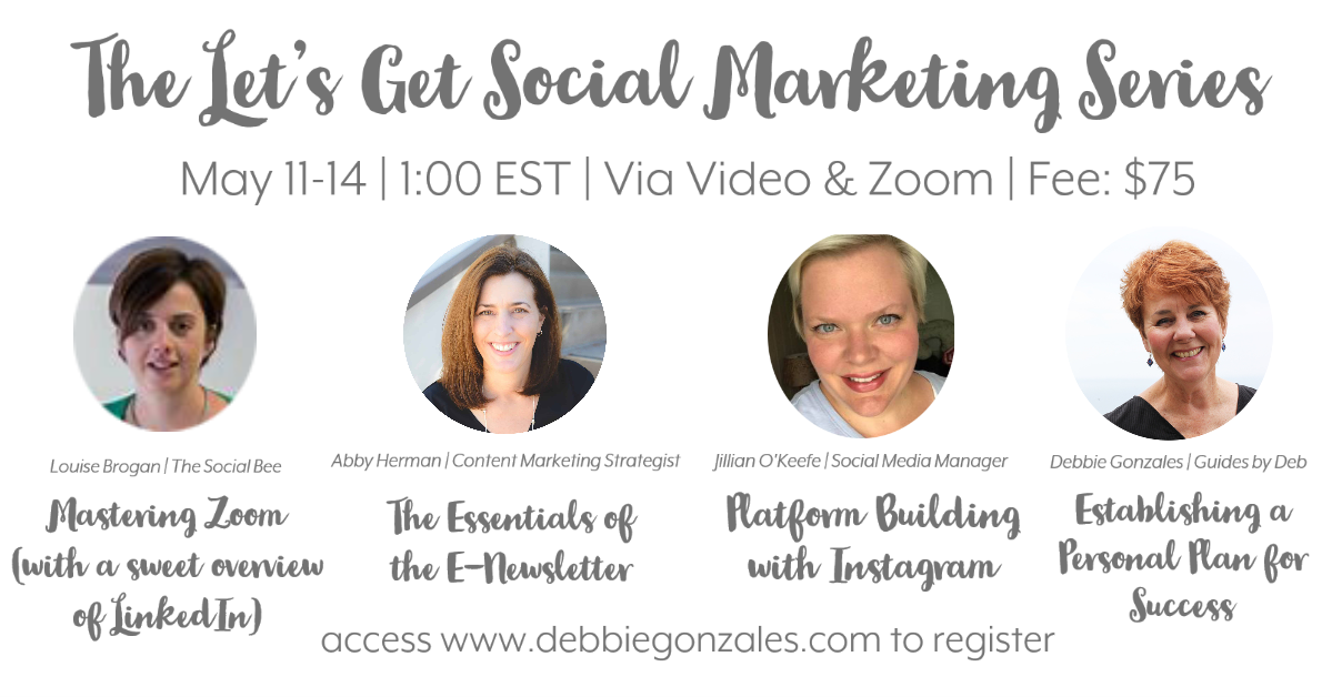 Announcing The Let's Get Social Workshop Series: Don't tell me what to do, show me how.