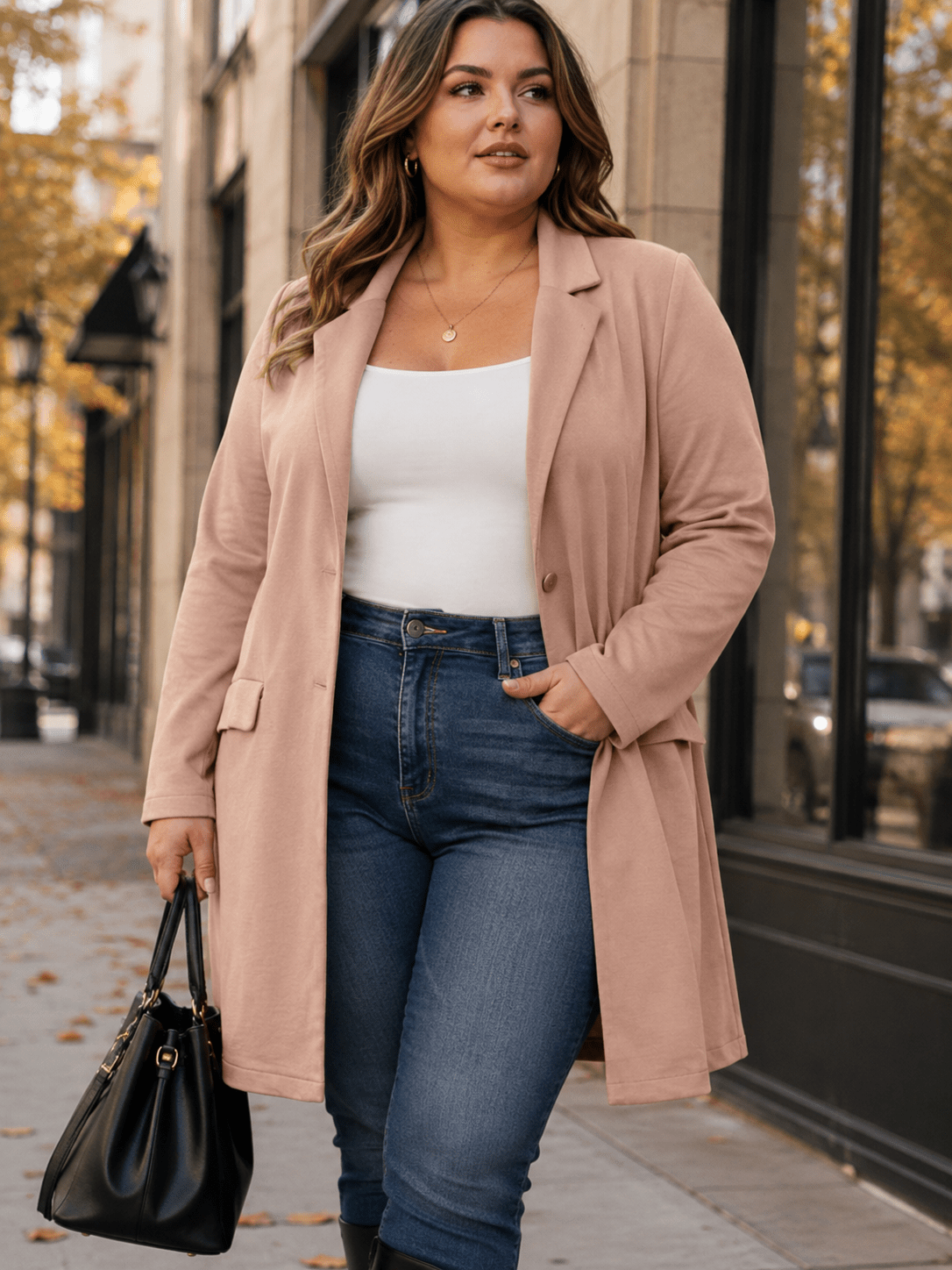 Chic Blush Blazer