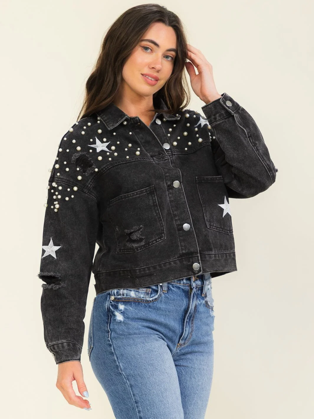 Starry Night Denim Jacket