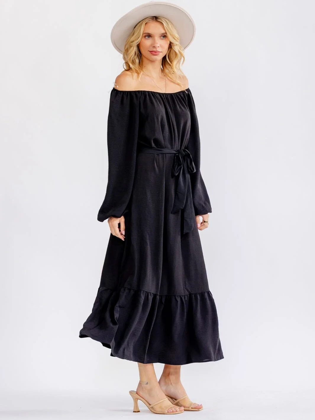 Sienna Off-Shoulder Maxi Cover-Up