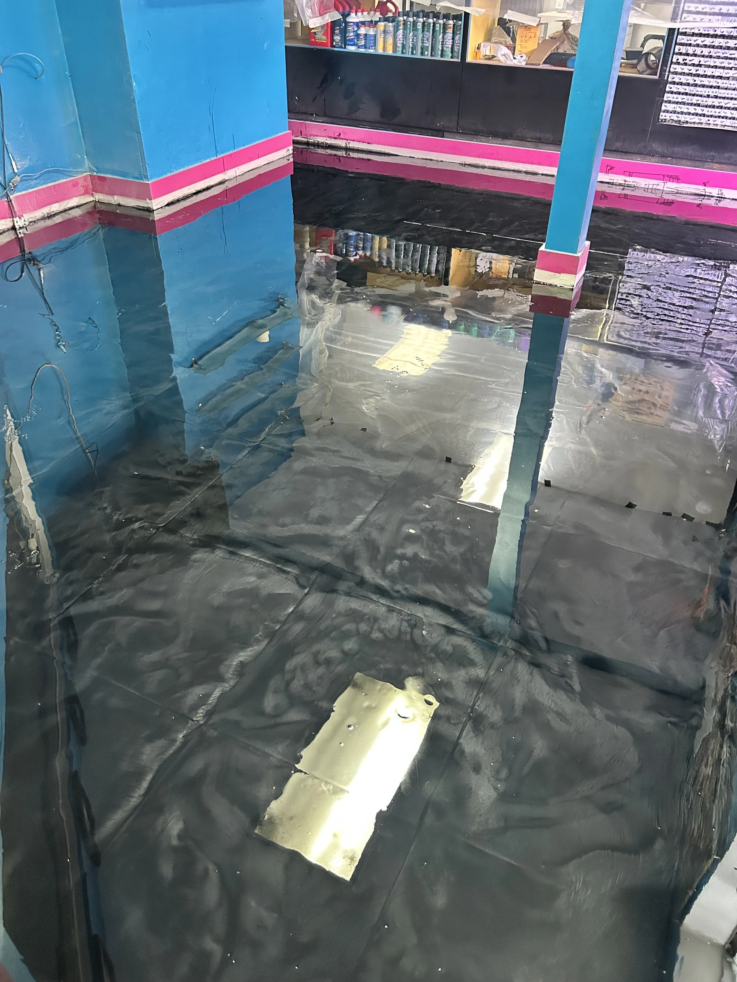 base coat epoxy floor for office 