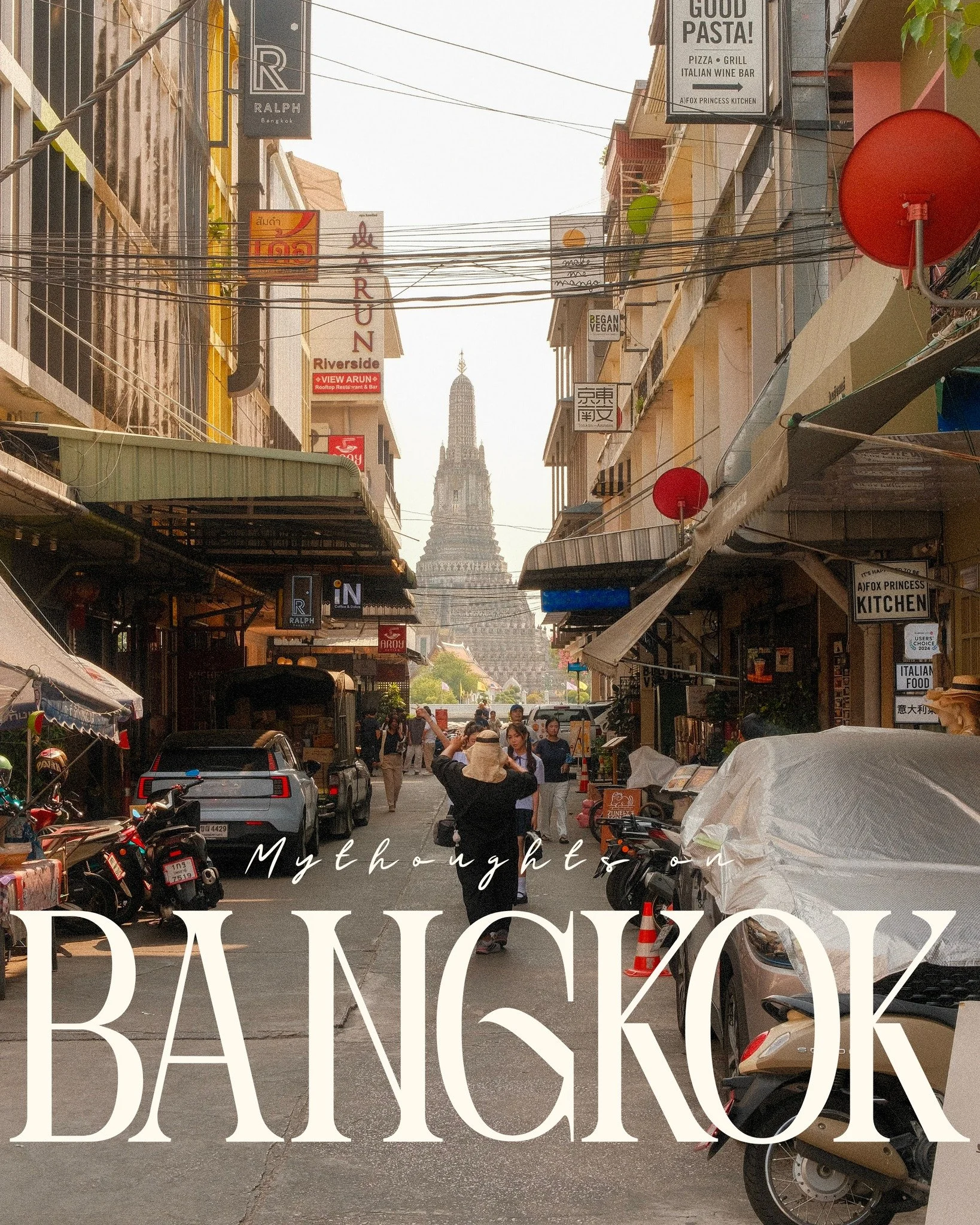 Bangkok was a city that thrived in the beautiful contrast between the sacred and the everyday. One minute we were looking down a narrow alleyway at a centuries-old spire cutting into the sky, and the next we're capturing the raw, energetic pulse of d