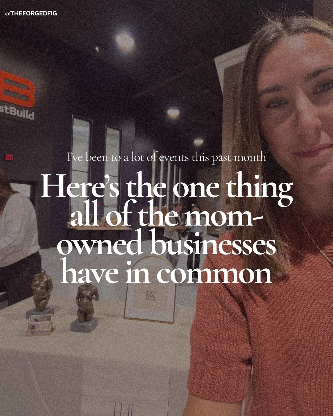 Same story, over and over. The mom-owned businesses I met this month all were started after having kids. Motherhood changes you in ways no one can prepare you for. Matrescence is a beautiful thing, and I&rsquo;m excited to preserve it for women.