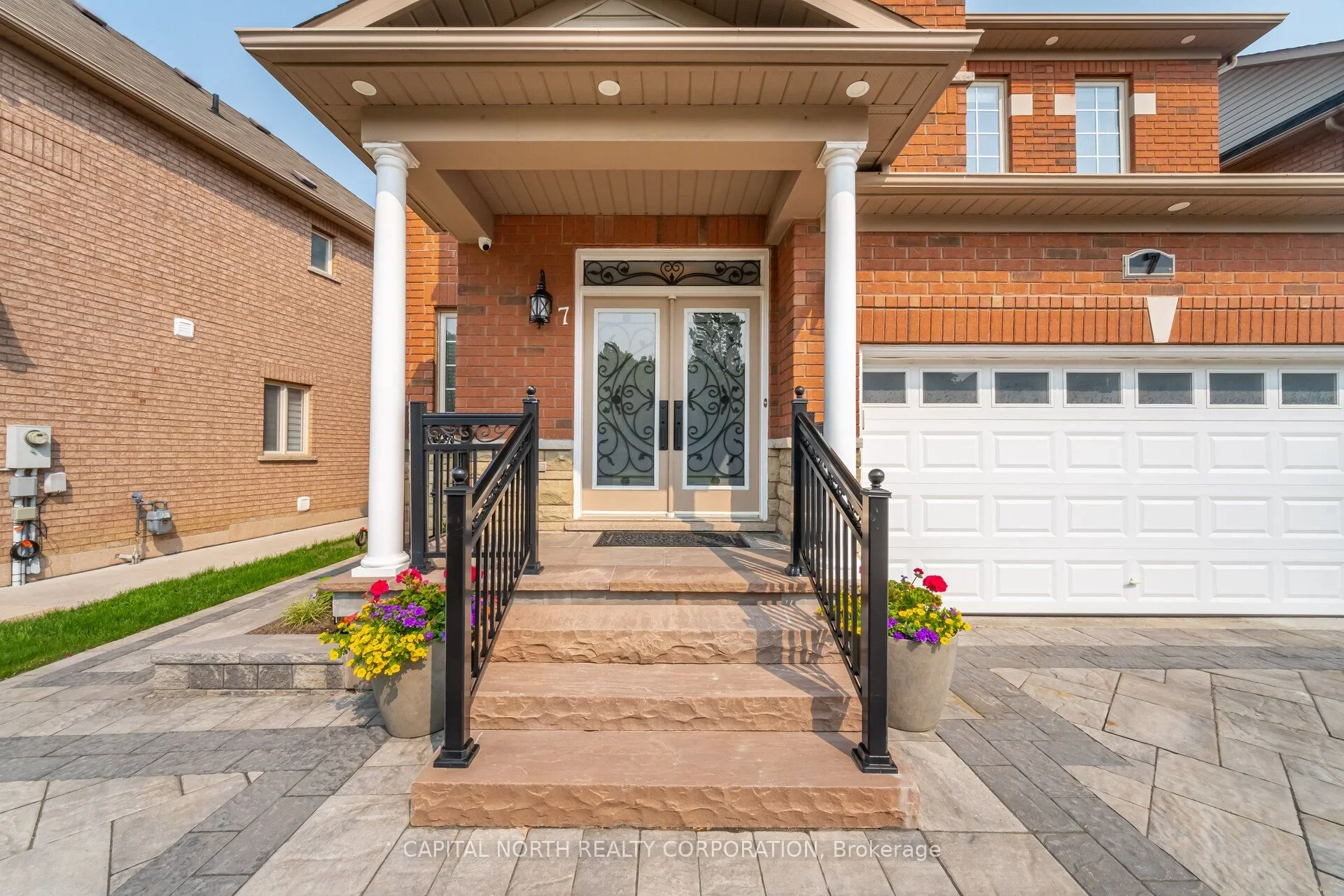 Natural Steps, Flower Box, and Driveway - Brampton