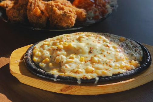 Crack-n-Cheese — Creamy mac loaded with jumbo lump crab. Comfort food that slaps hard.