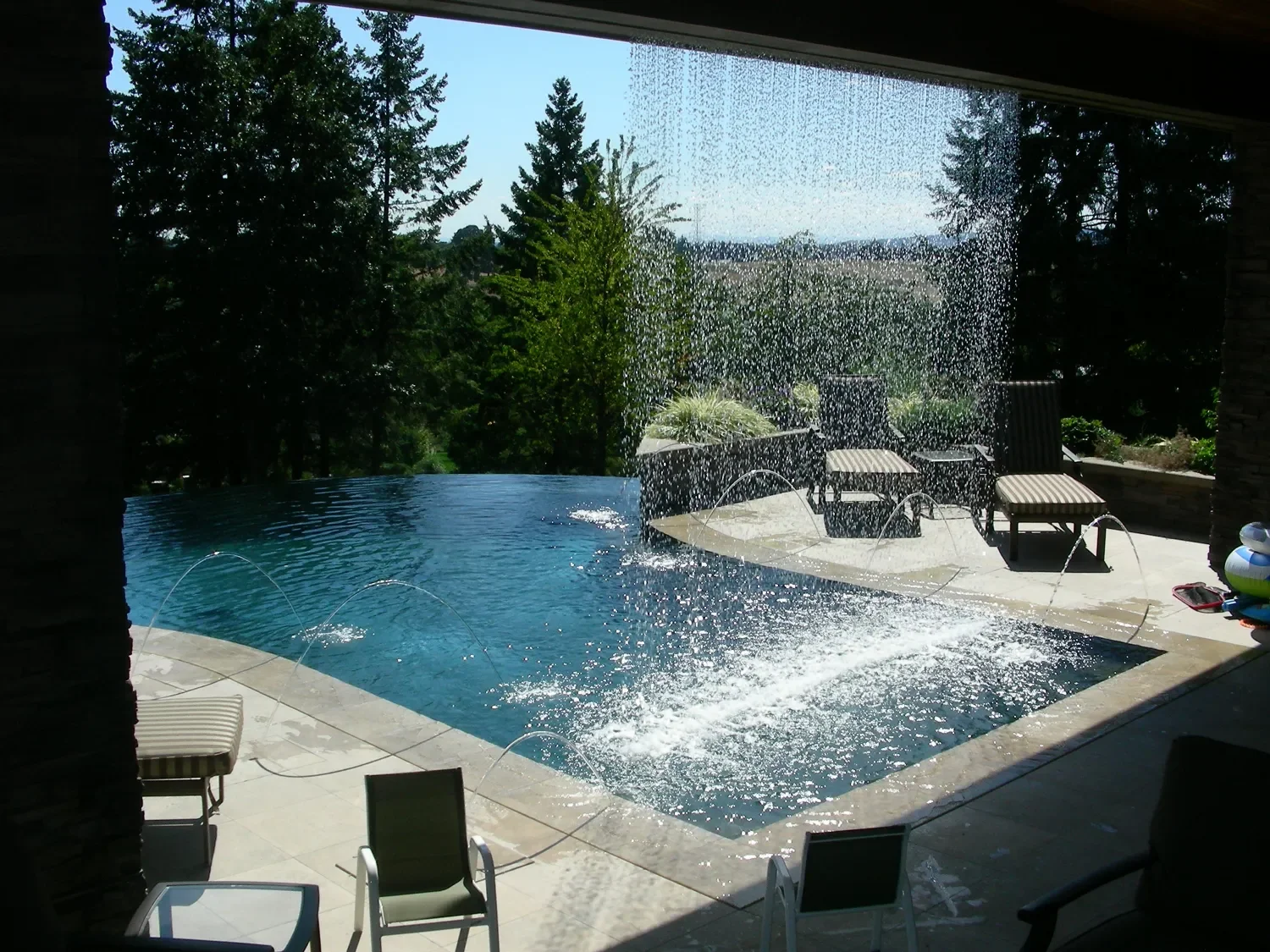 inground swimming pool company custom pool project in Sherwood, OR