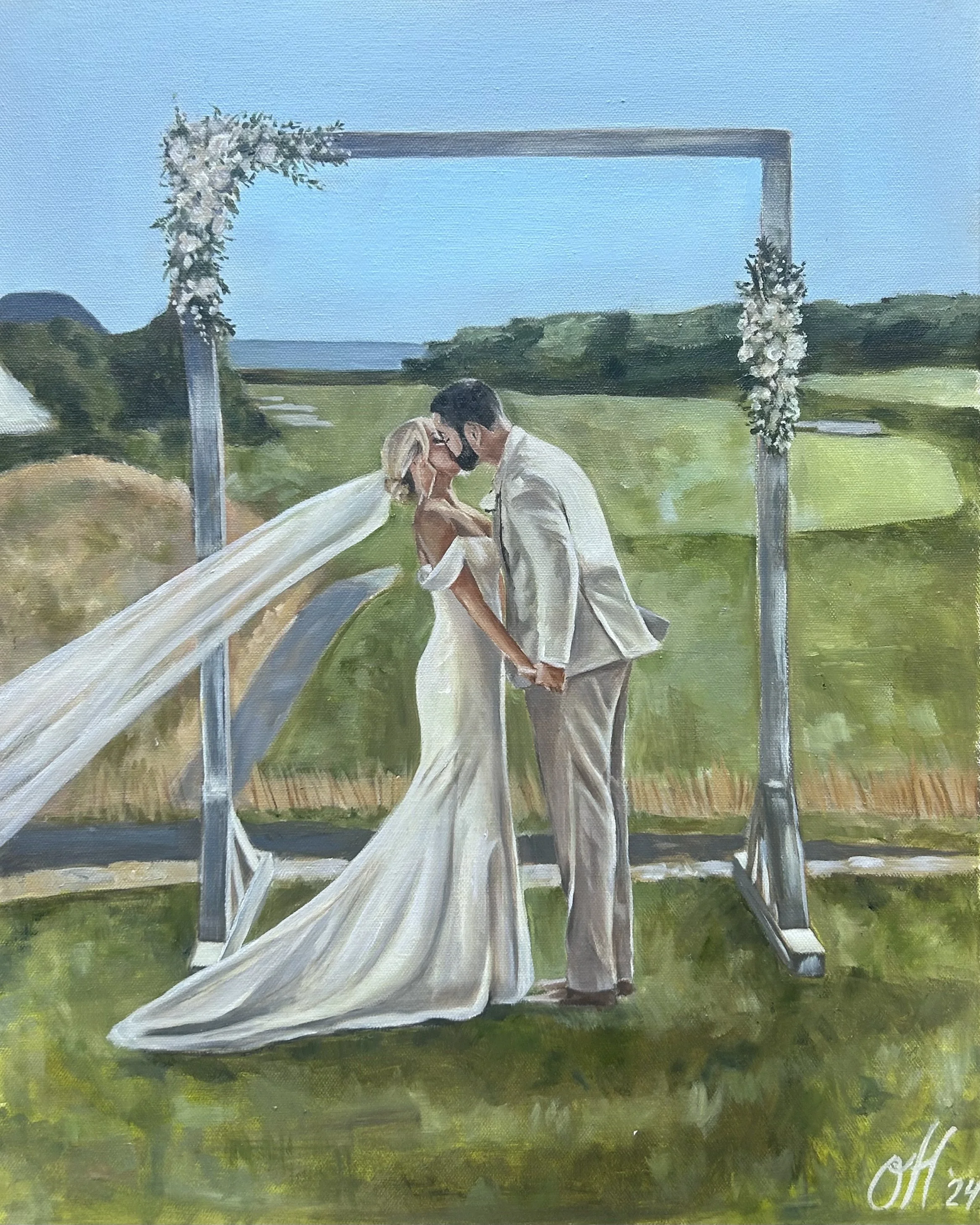 Live Wedding Painting