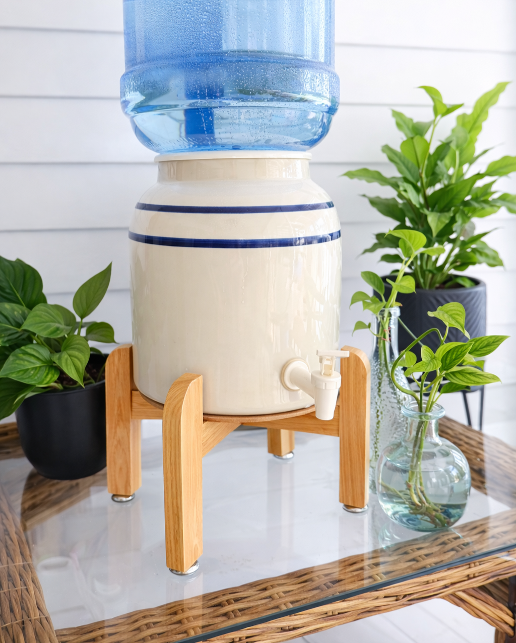 Small Timber Water Stand