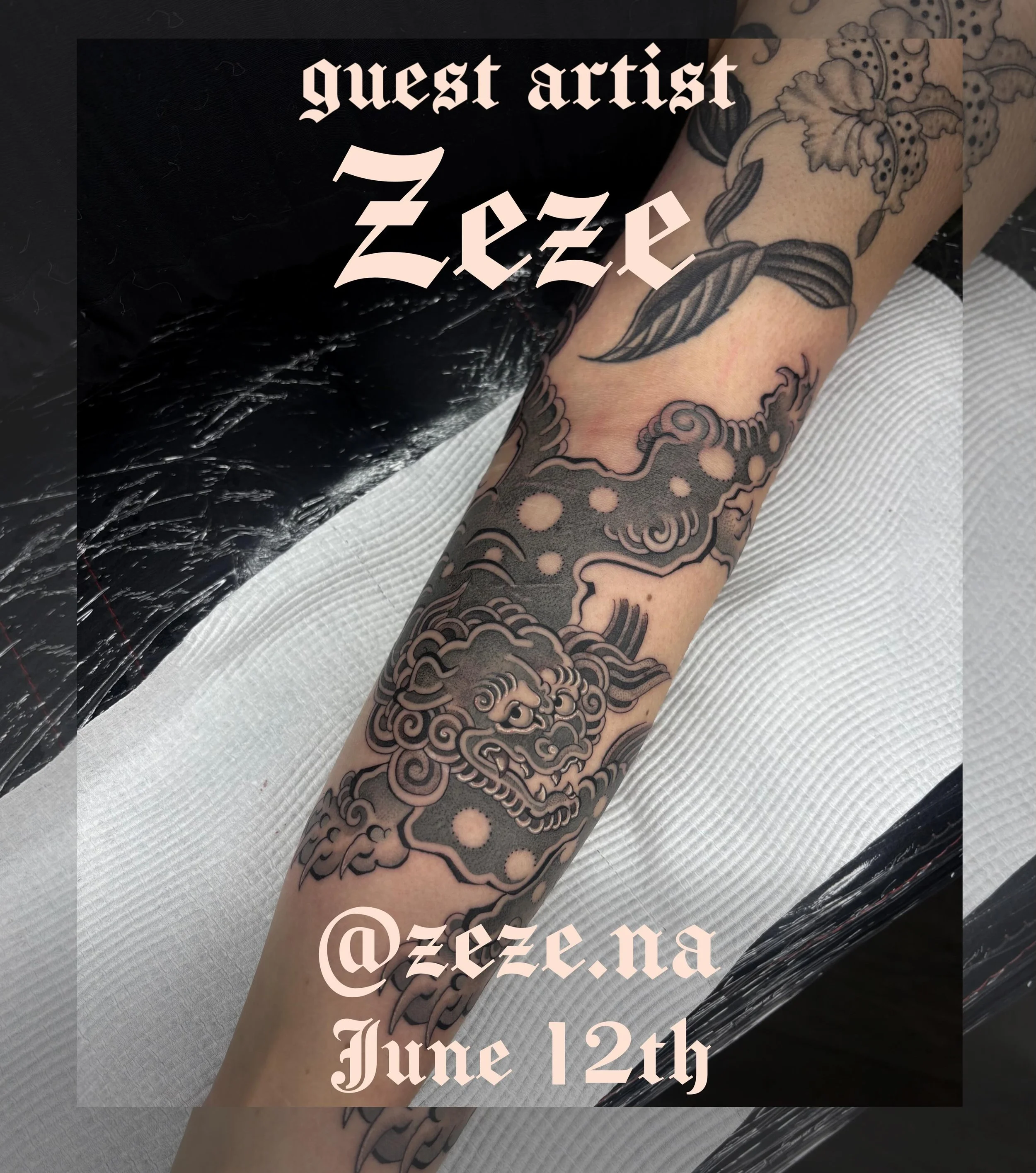 our beloved @zeze.na is coming back next week for one day only, don&rsquo;t miss out! Contact her directly to book 🌹🦋