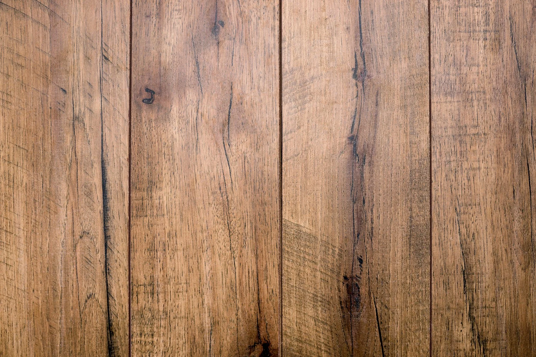 wood panels sanded and stained