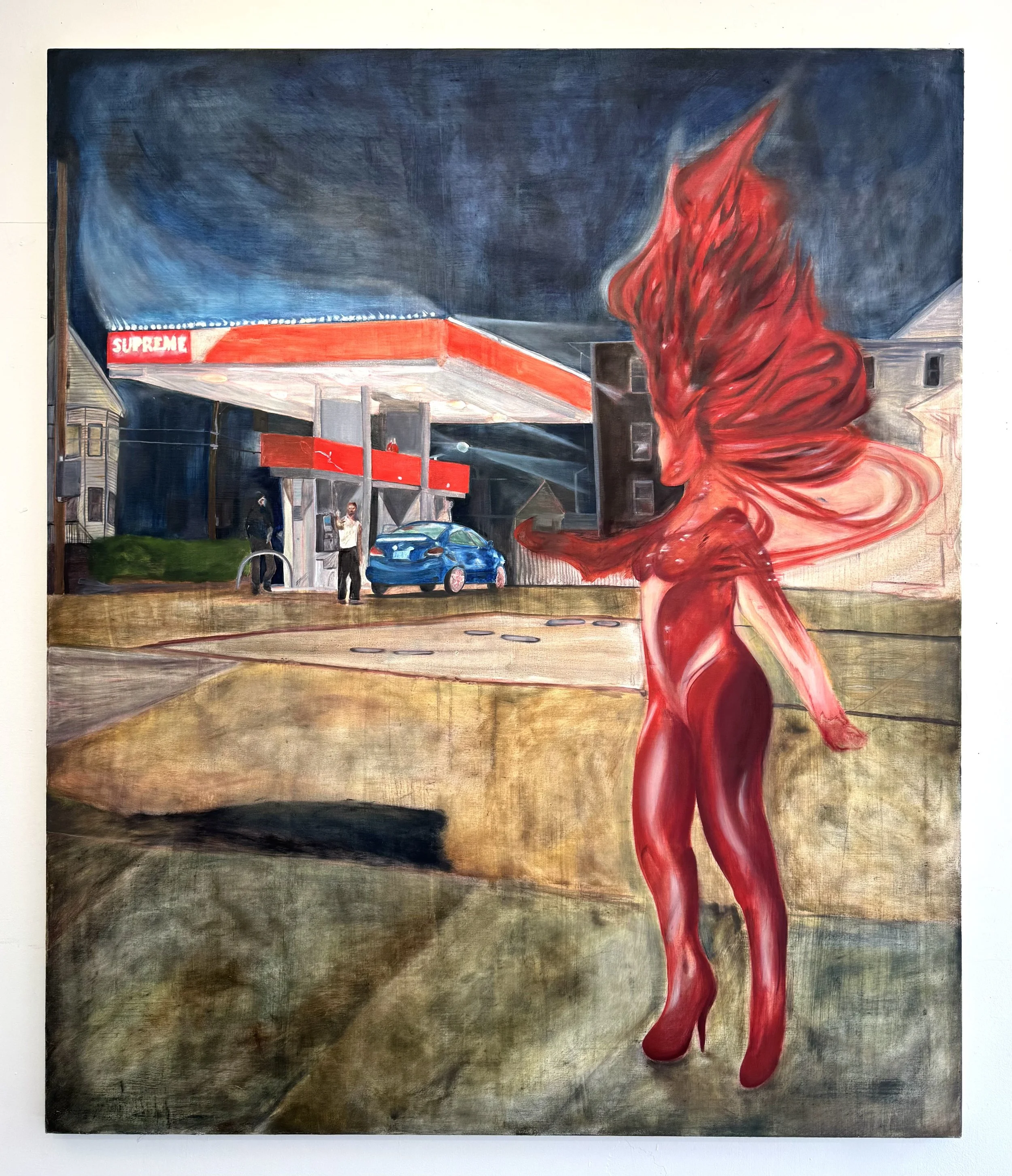 On Stage Again
64x54 inches
Oil on Canvas
2026