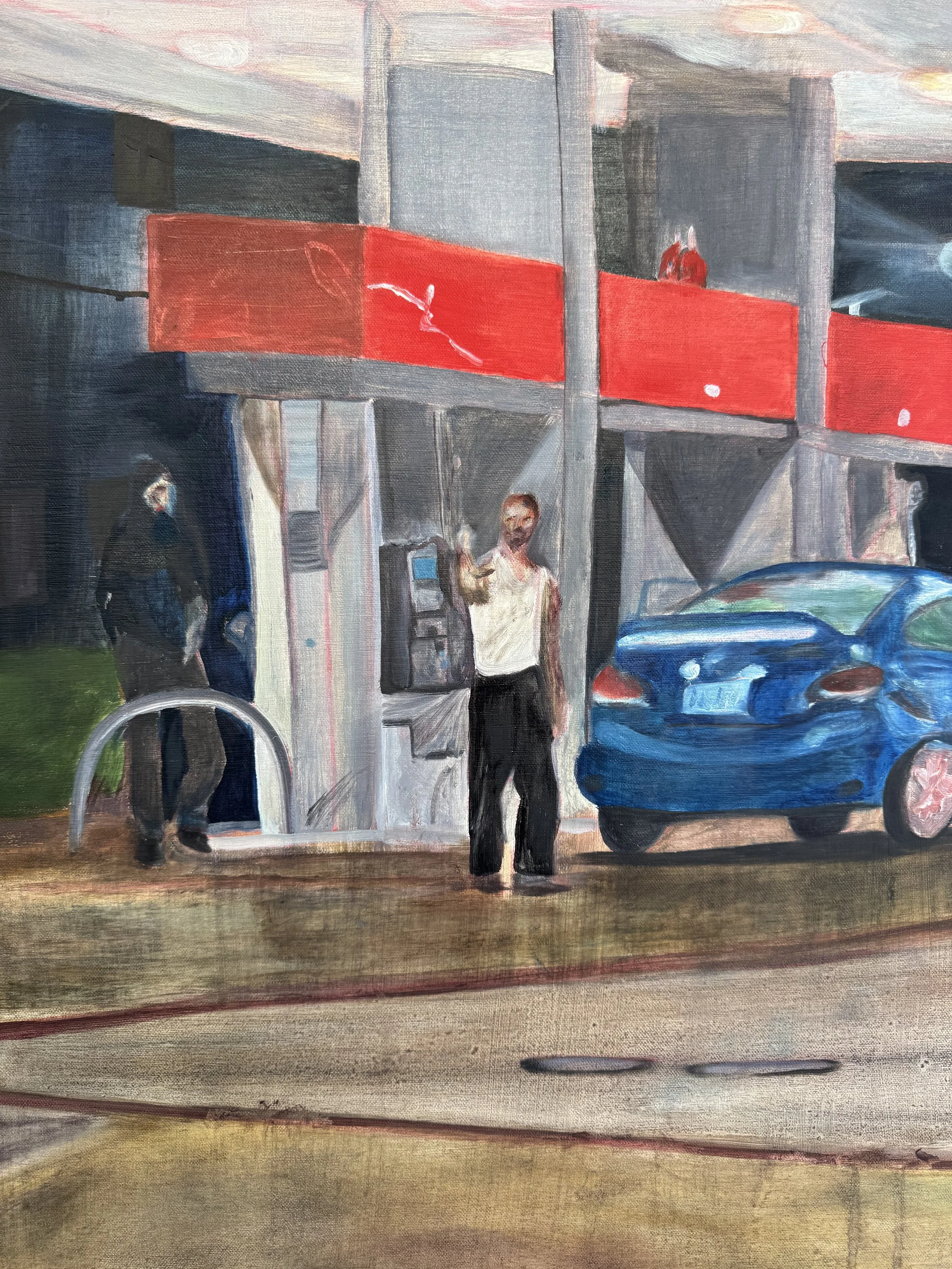 On Stage Again (Detail)
64x54 inches
Oil on Canvas
2026