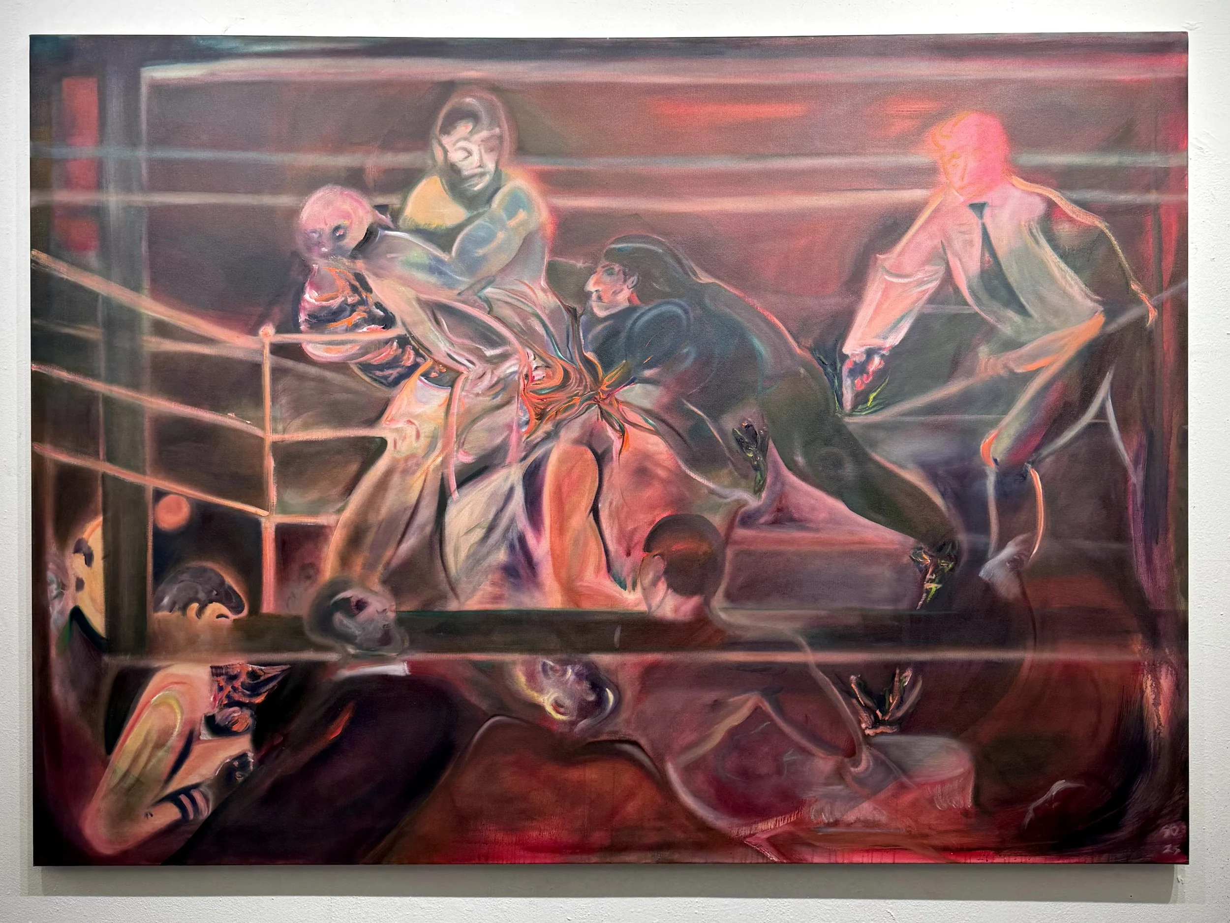 Did You See the Fight?

48 x 72 inches
Oil on Canvas
2025