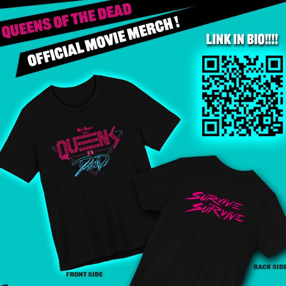 💅🧟&zwj;♂️ QUEENS OF THE DEAD MERCH DROP 🩸

Shop the official Queens of the Dead merch (more coming soon!)&mdash; link in bio or freshkillz.com OR tune in tonight @fangoria IG live 9:45 PM EST for a chance to win a t-shirt, featuring graphic art by