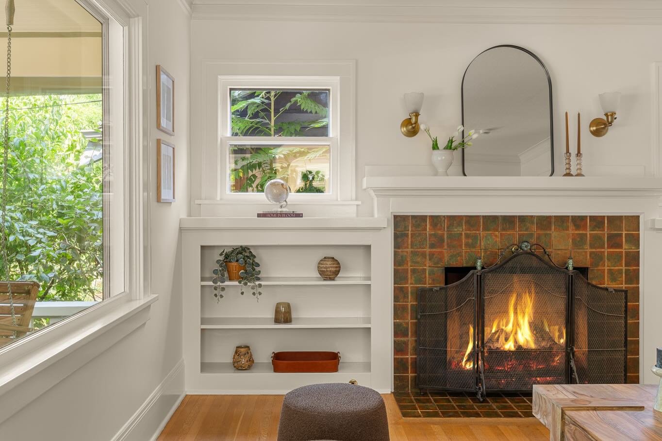 Our dream client? A home filled with charm. Details that we don&rsquo;t hide with staging, but we highlight! Swipe to see more of this stunning living room + let us know if you&rsquo;re our perfect match 🧦