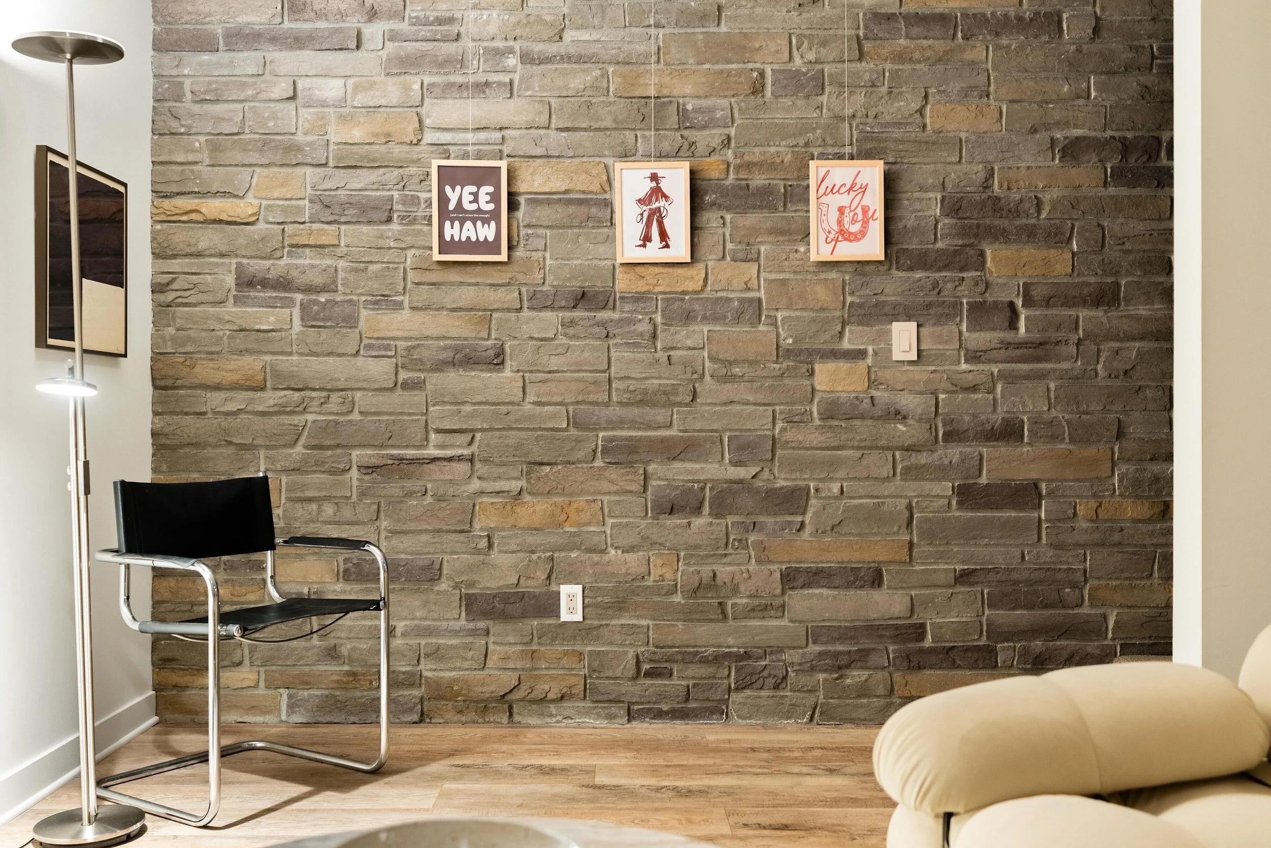 Generic staging artwork? Pass.
If you want your home staged with a little more personality, we are the cowgirls to call 🤠