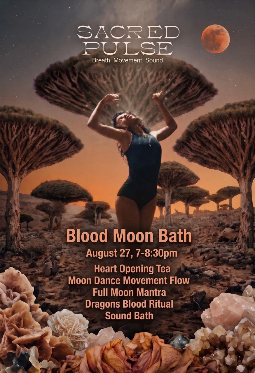 BLOOD MOON BATH . August 27, 7-8:30pm