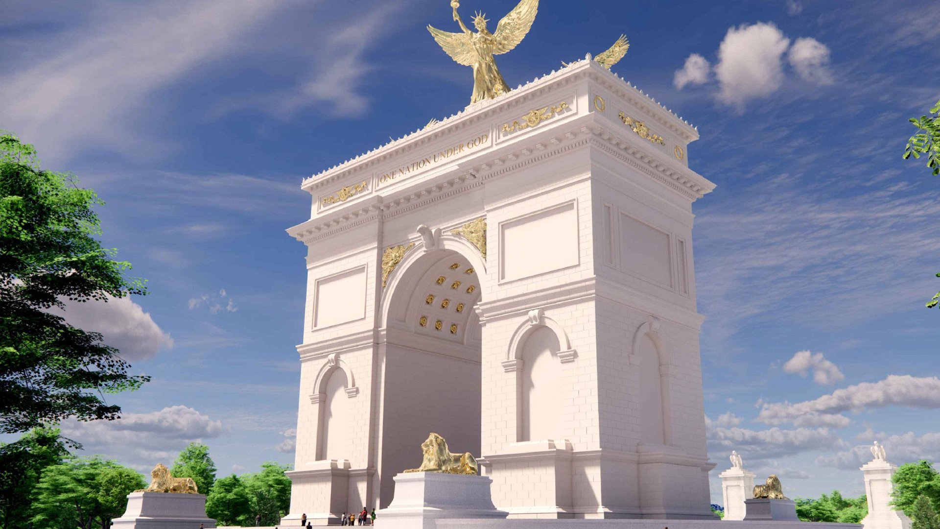 First Look At The United States Triumphal Arch, By Harrison Design
