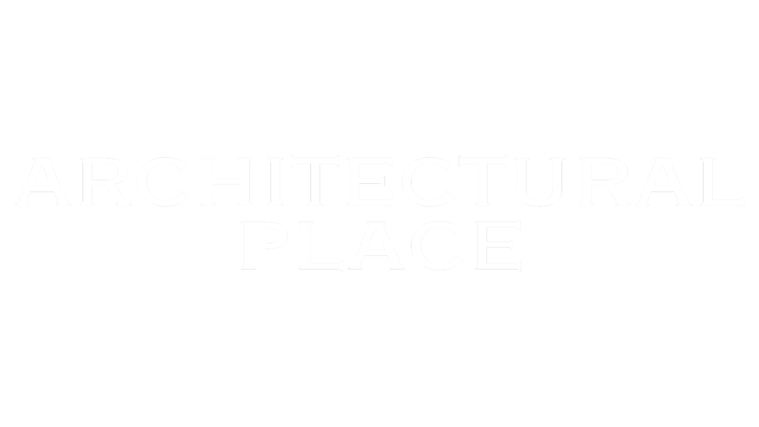 Text reading 'Architectural Place' on a black background