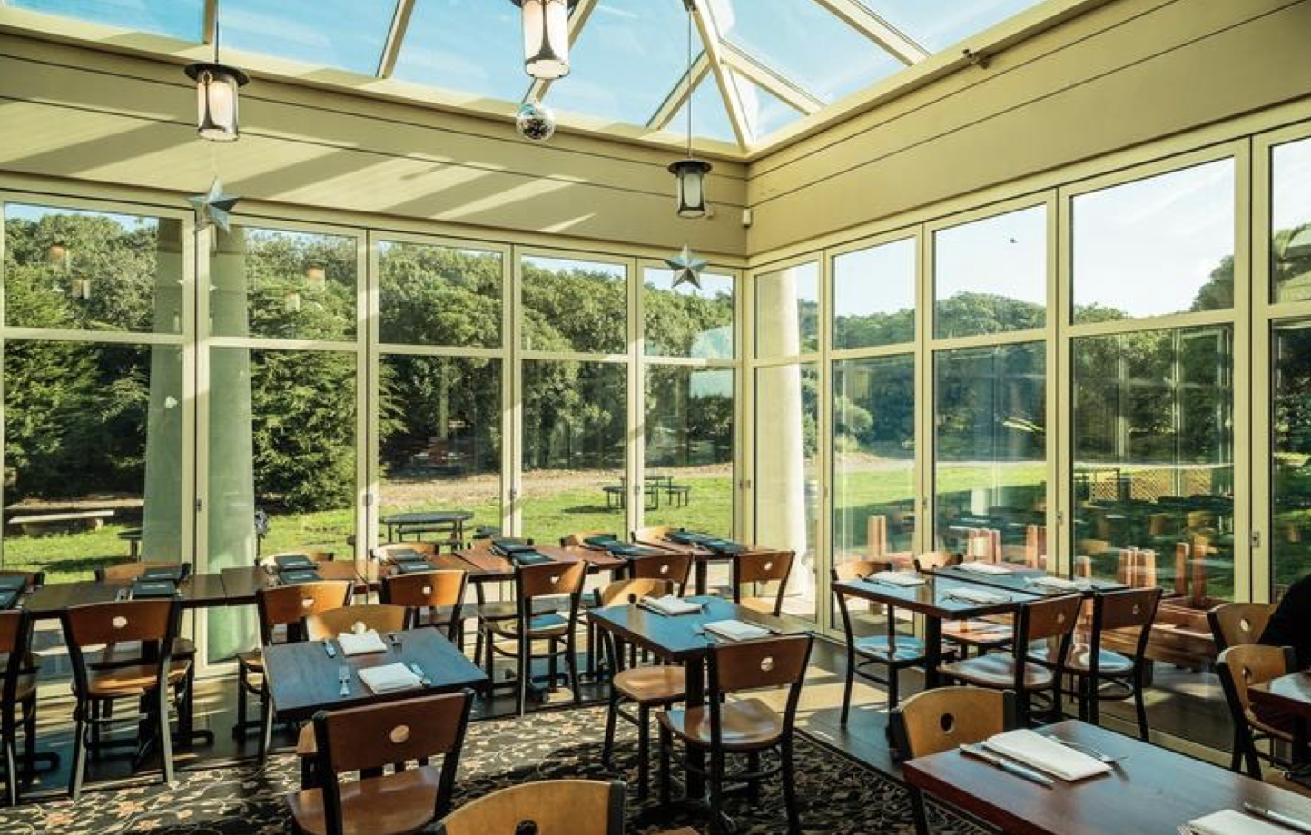 Park Chalet Interior Atrium with Glass Ceiling