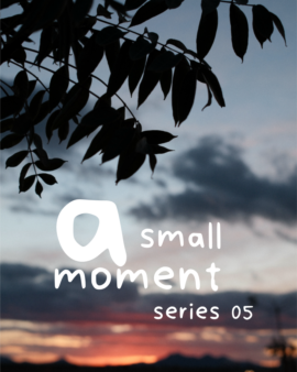 a small moment. | series 05