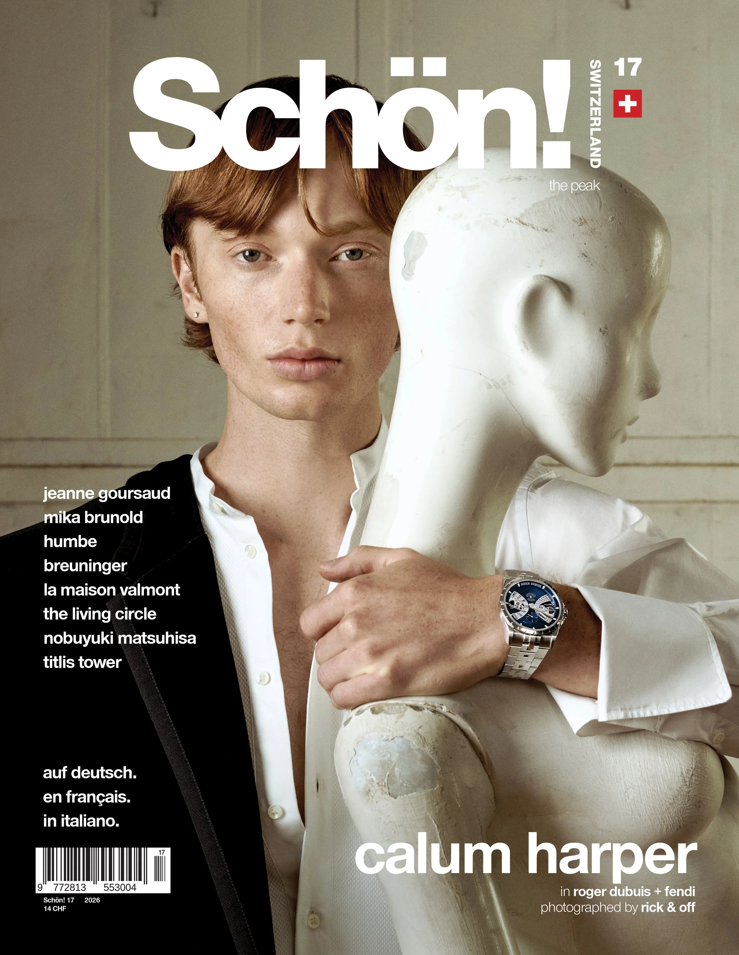 Schön! Switzerland x Roger Dubuis. Calum Harper. Issue 17 Cover.