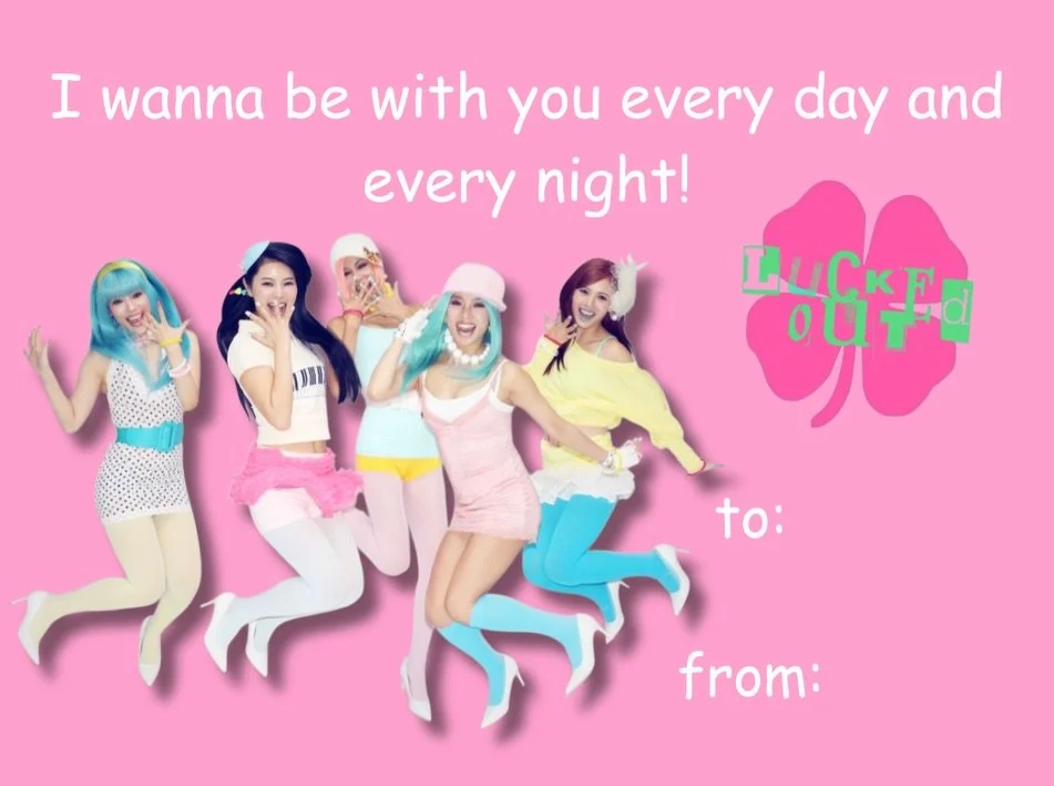 HAPPY VALENTINE'S DAY FROM LOZ💝🍀🍫 

❤︎Here are some valentines based on fandoms im in and love so much 💝 

❤︎The LuckedOut Zine community is MY valentine this year! LOVE YOU ALL MWAH MWAH - Nyema💌💘🍀

- 
- 
- 🏷️
#LUCKEDOUT #LuckedOutZine #loui