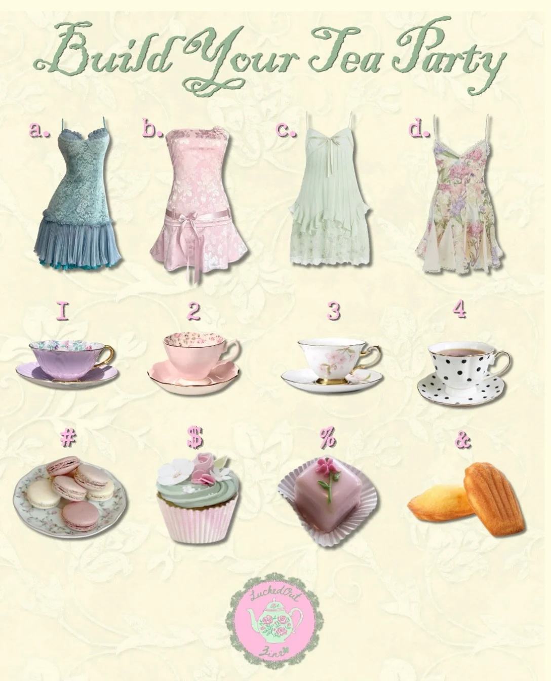 comment your combos! #teaparty #quiz