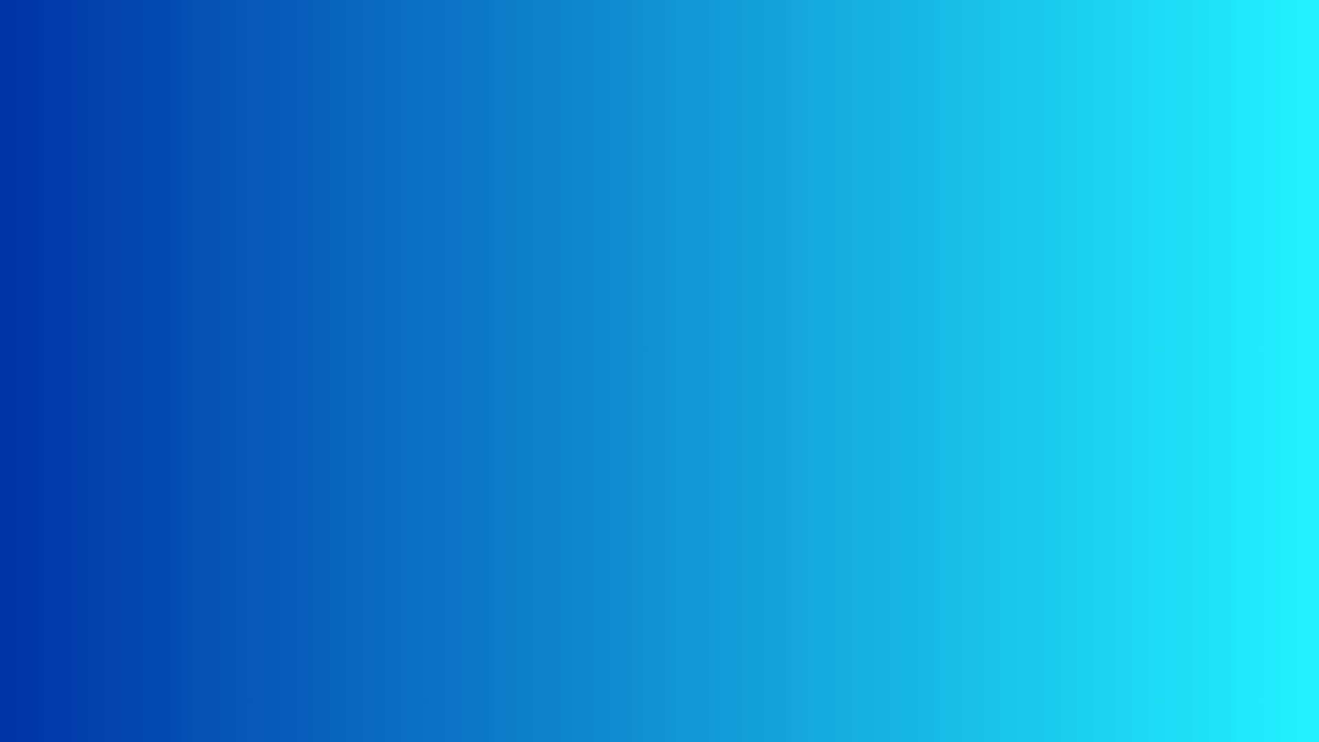 Un dégradé de couleurs allant du bleu foncé à gauche au bleu clair à droite.