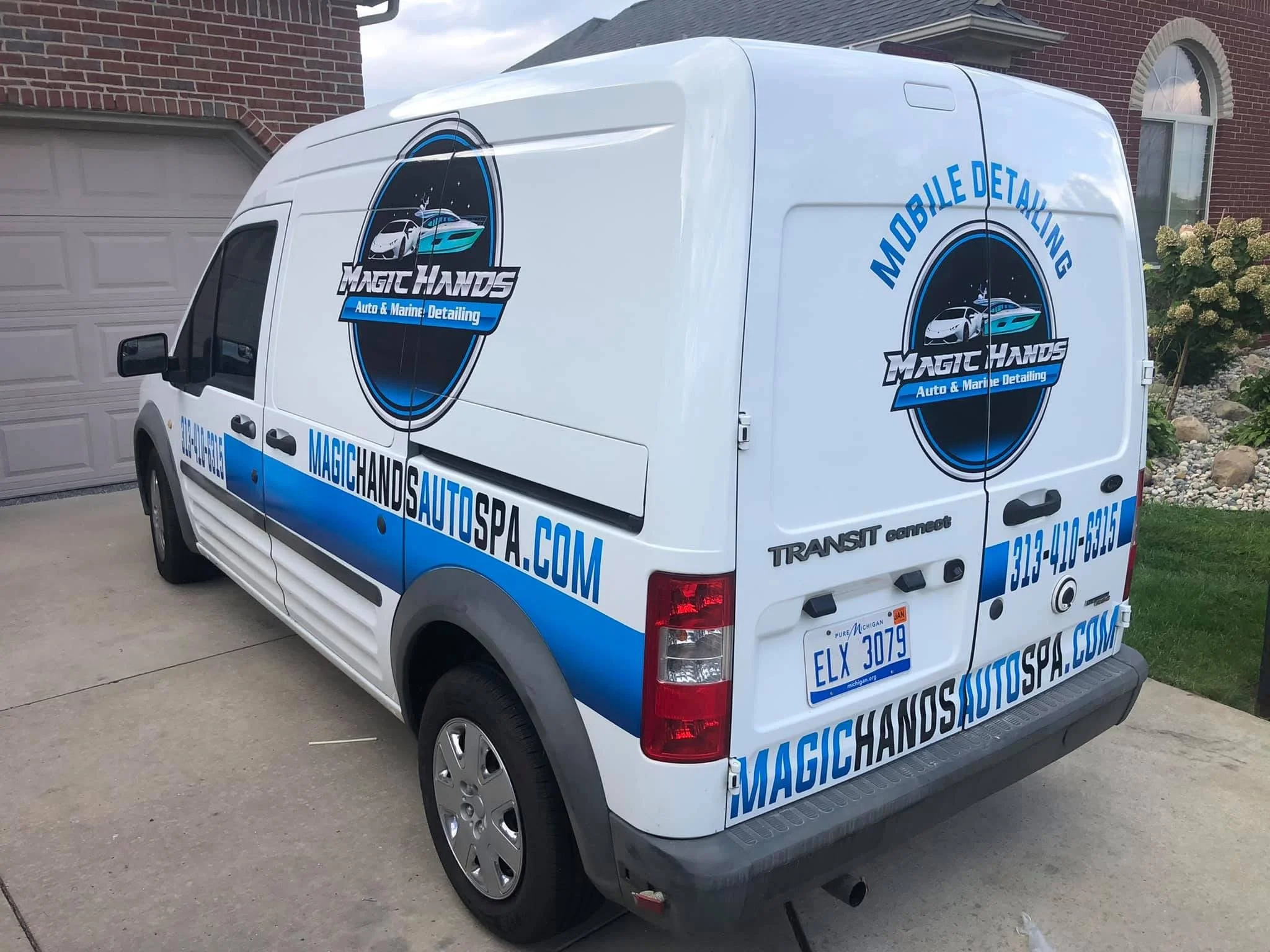 Custom Vinyl Decal wrapped Utility Van