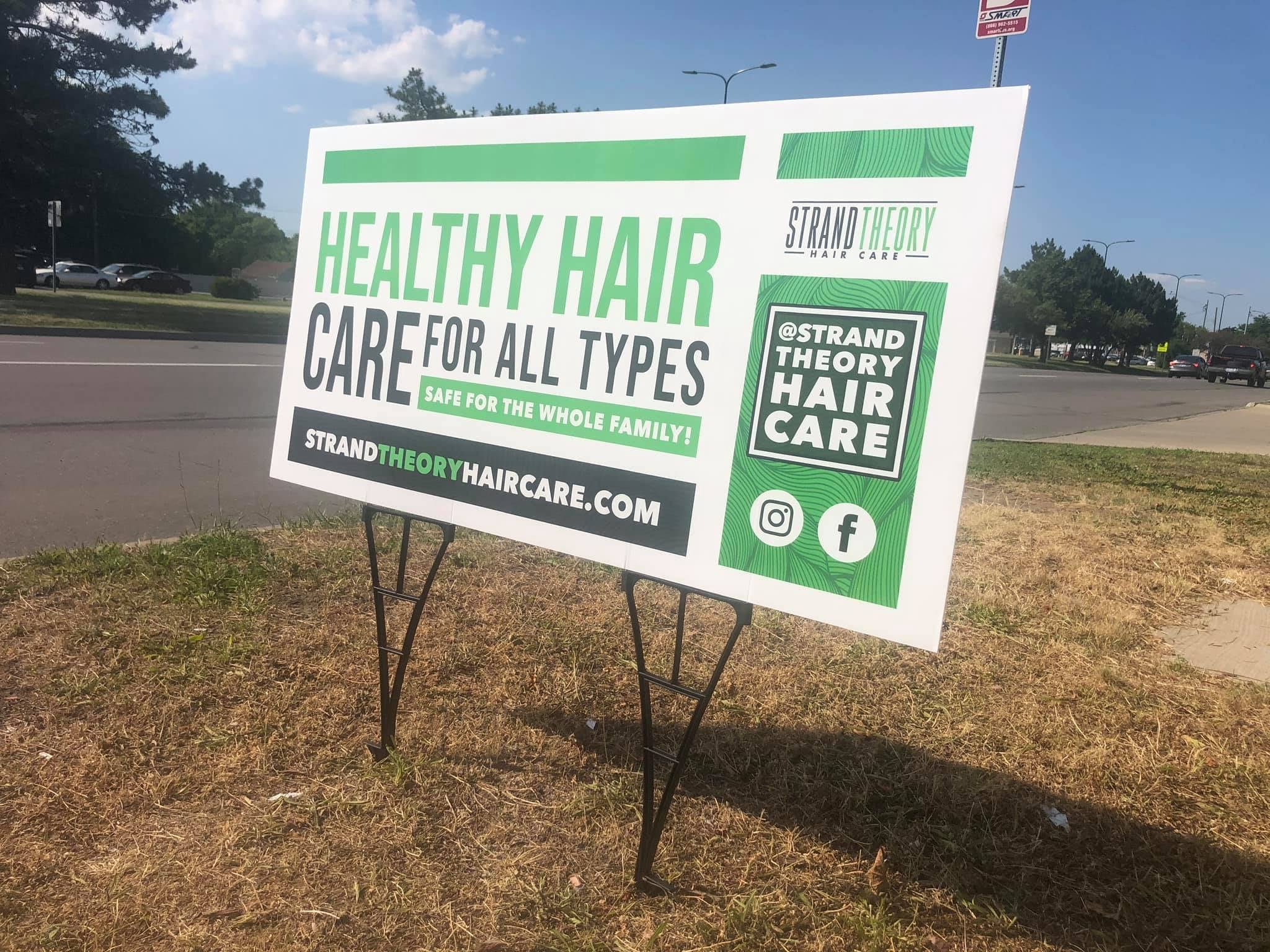 custom business yard sign