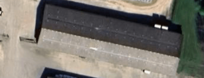 Industrivej 1 set fra luften.