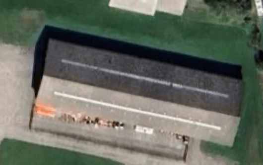 Industrivej 1 set fra luften.