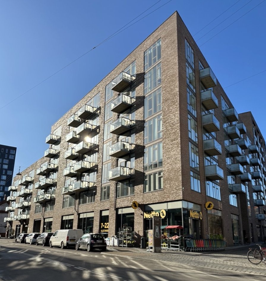 En lejlighed i København set udefra.