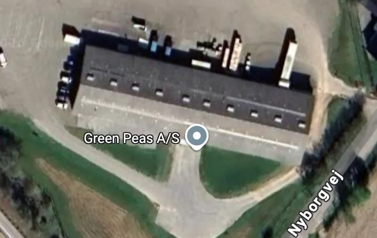 Industrivej 1 set fra luften.