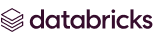 Logo with the word 'databricks' in purple text.