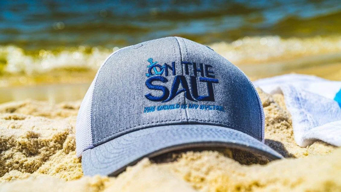 on the salt snap back hat
