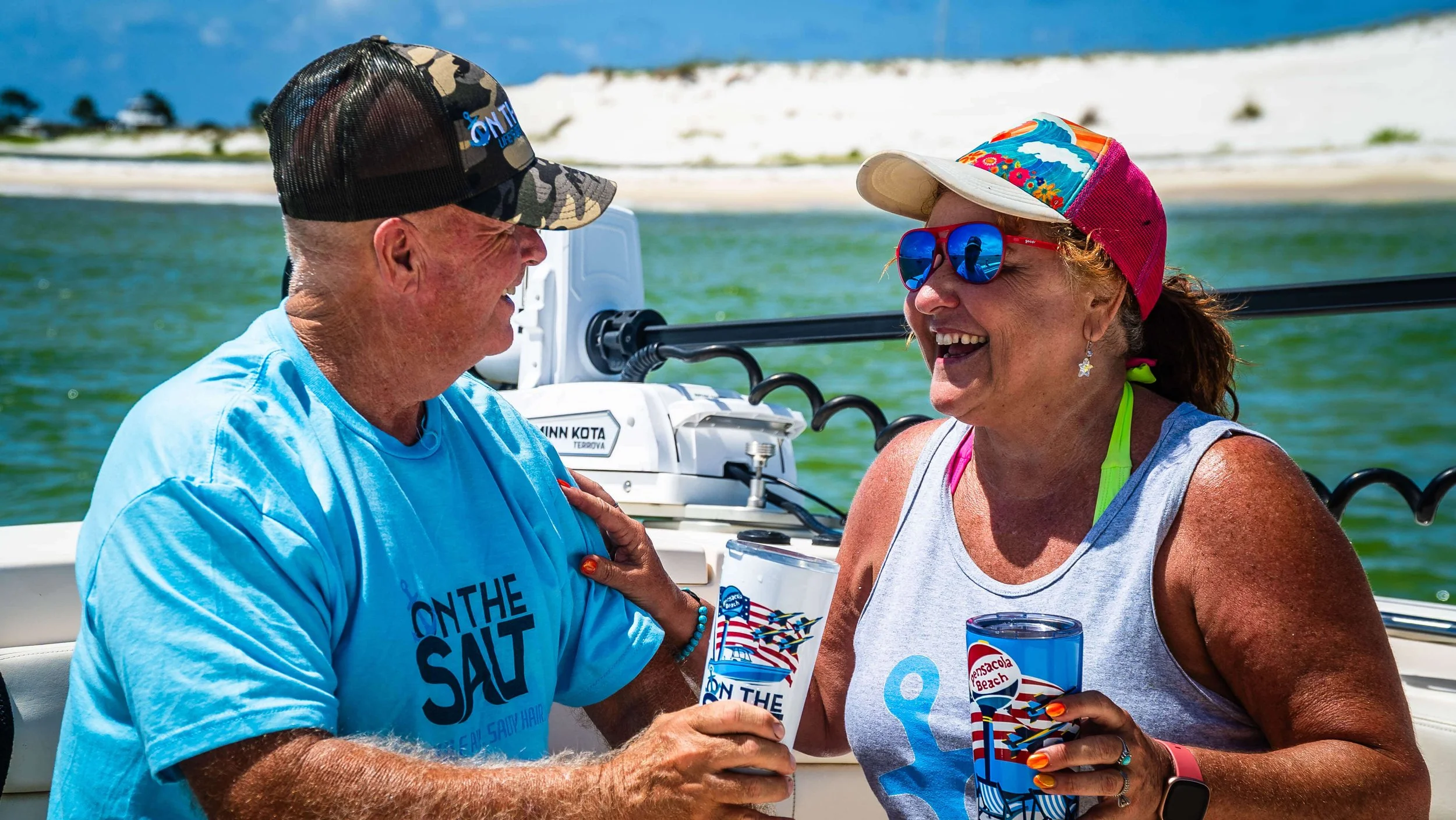 mens short sleeve shirt & women's tank top