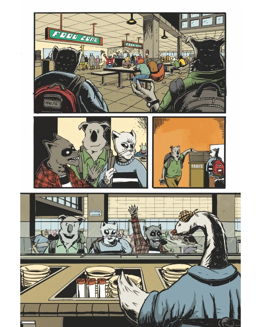 Art process for page 10 of TAILS FROM 22ND STREET issue 1!

&bull;&bull;

#processart #comicpage #indiecomicsart #animalcomics #comicbookart