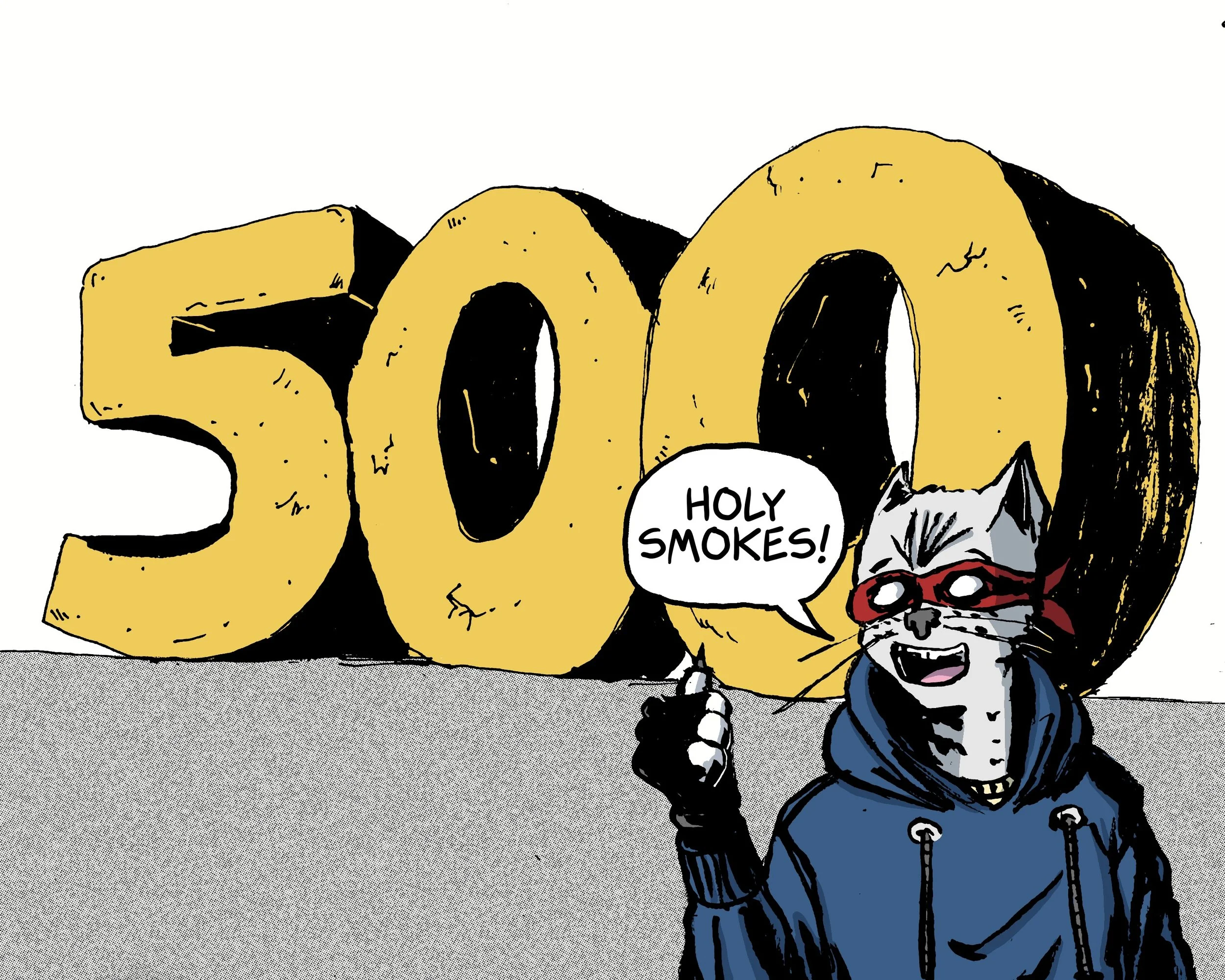 Big thanks to all 500 of you who have followed us!! These past few months have been an awesome ride and we can&rsquo;t wait to keep making books for you :) Next issue on pre-order soon 😉 

KICKFLIP COMICS FOREVER

#indiecomics #comicbooks #indiecomi