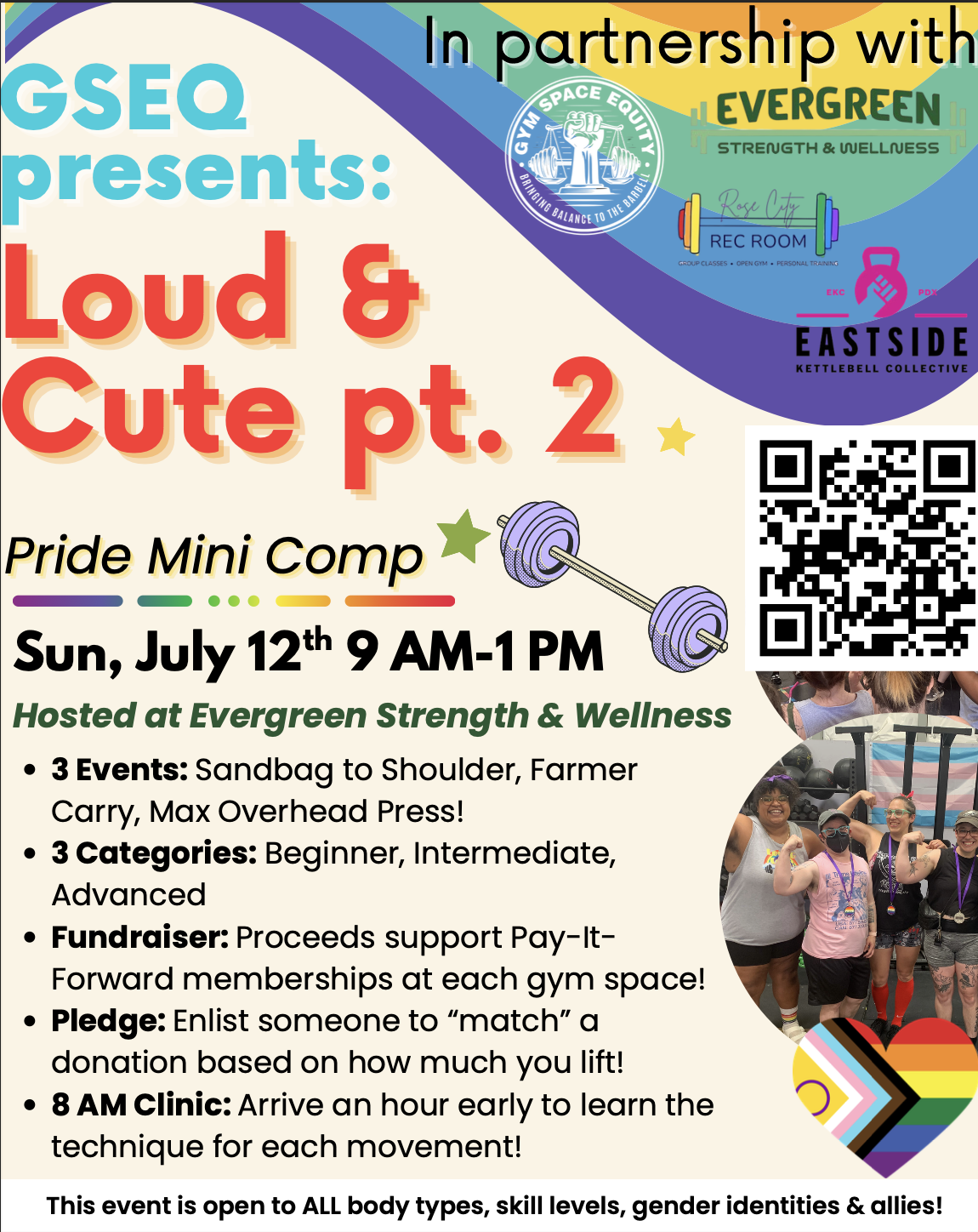 Loud &amp; Cute: A Pride Fundraiser Event!