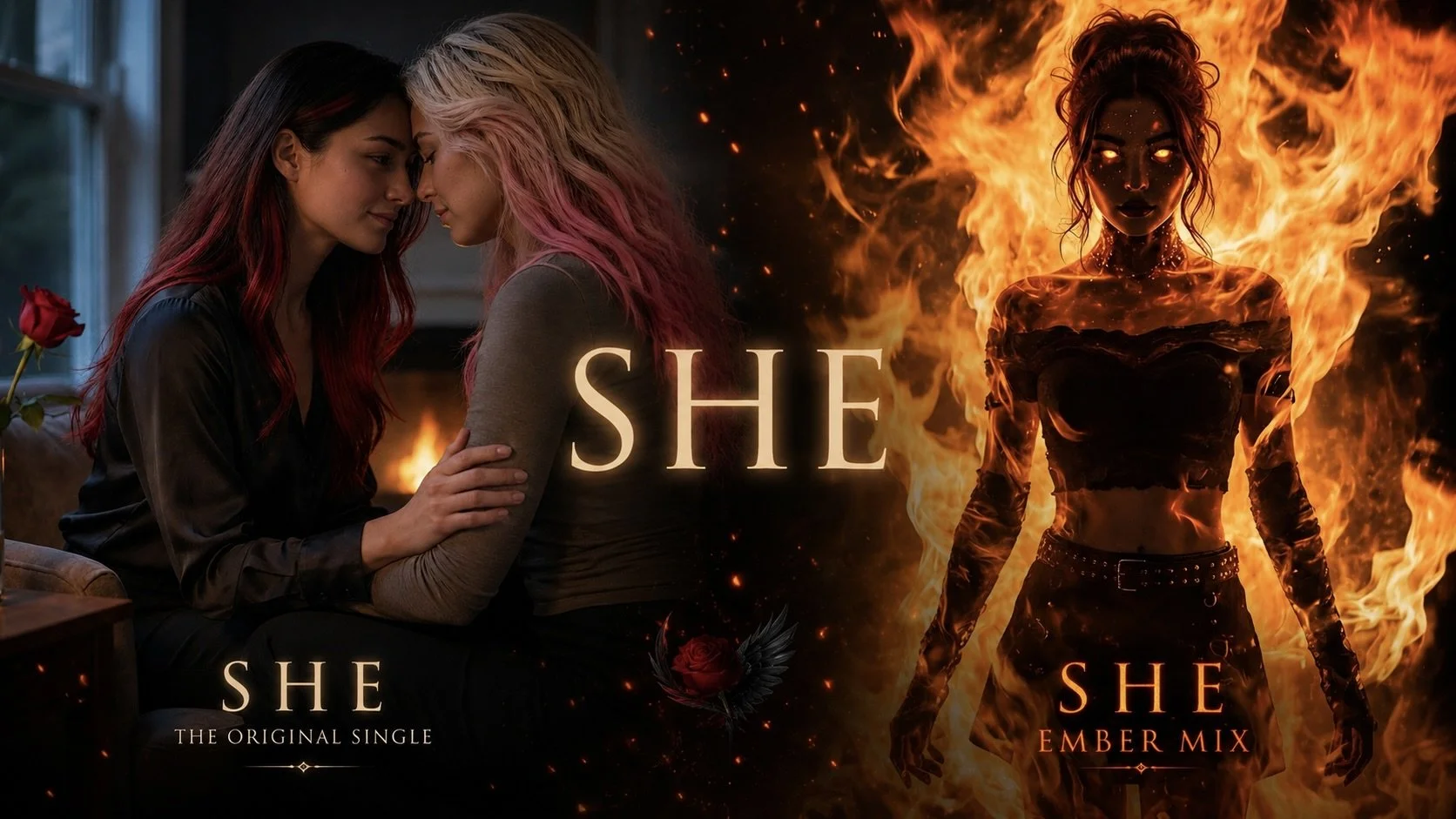 Velvet Rebellion Releases SHE as Final Single from Experience, Featuring the Intimate Ember Mix