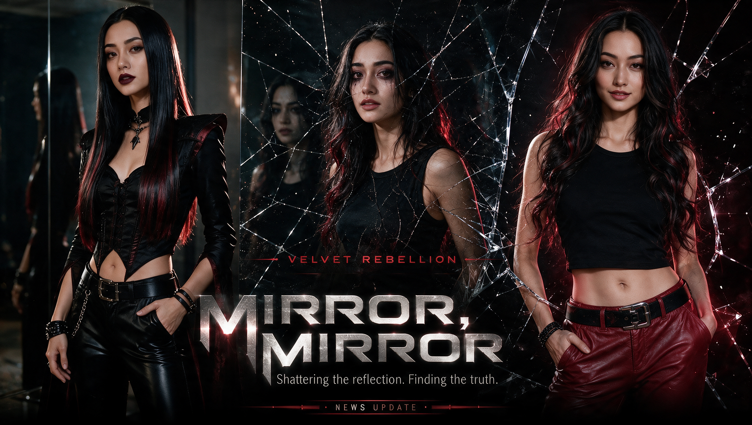 VELVET REBELLION SHATTERS THE REFLECTION WITH NEW SINGLE “MIRROR, MIRROR”