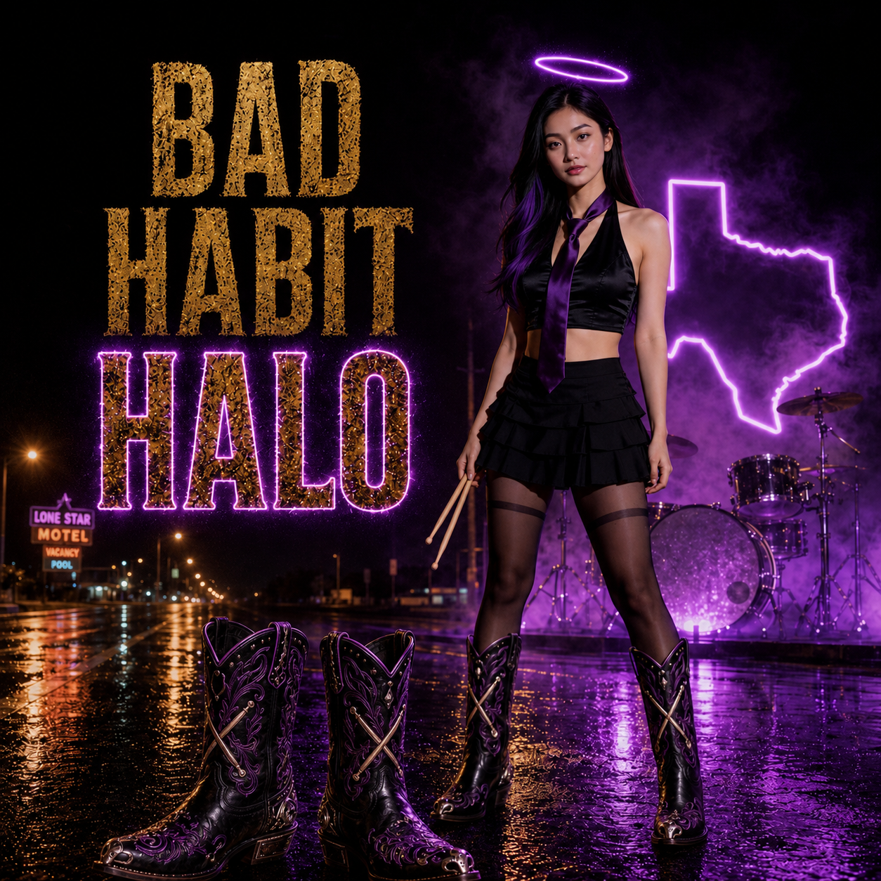 Lisa channels Emily Nguyen’s swagger in a sexy mid-tempo groove about owning every inch of your body and desire, drawing boundaries in neon, and refusing to be anyone’s fix. Violet trouble never sounded this good.