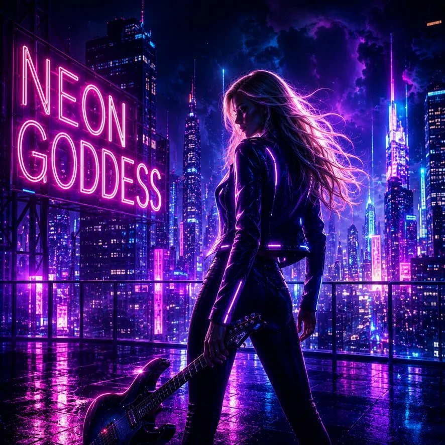 A glowing empowerment anthem dressed in city lights and futuristic fire. Lisa’s frontwoman energy turns the “Neon Goddess” into both symbol and rallying cry: fierce, beautiful, unbroken, and lit from within by her own refusal to dim.
