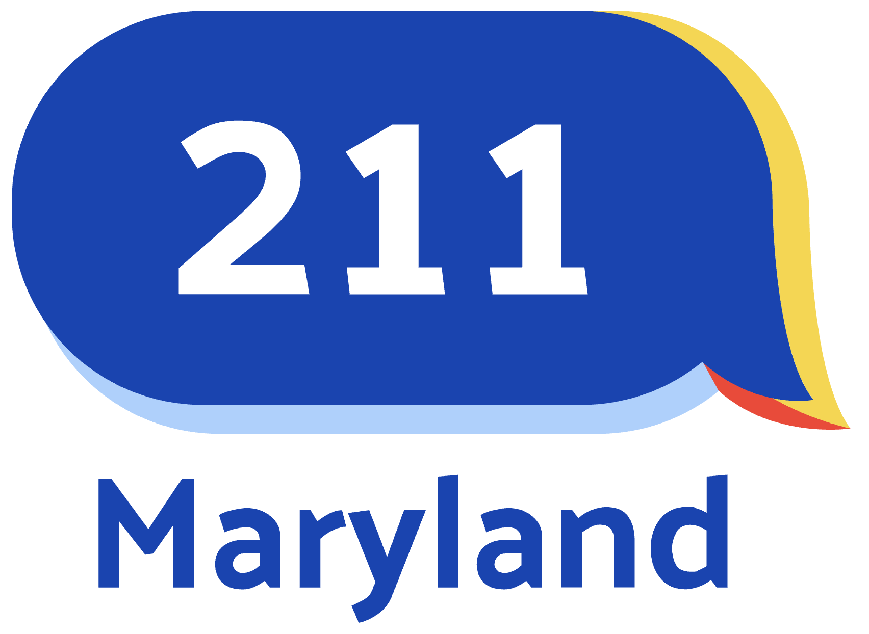 211 Maryland logo call for support