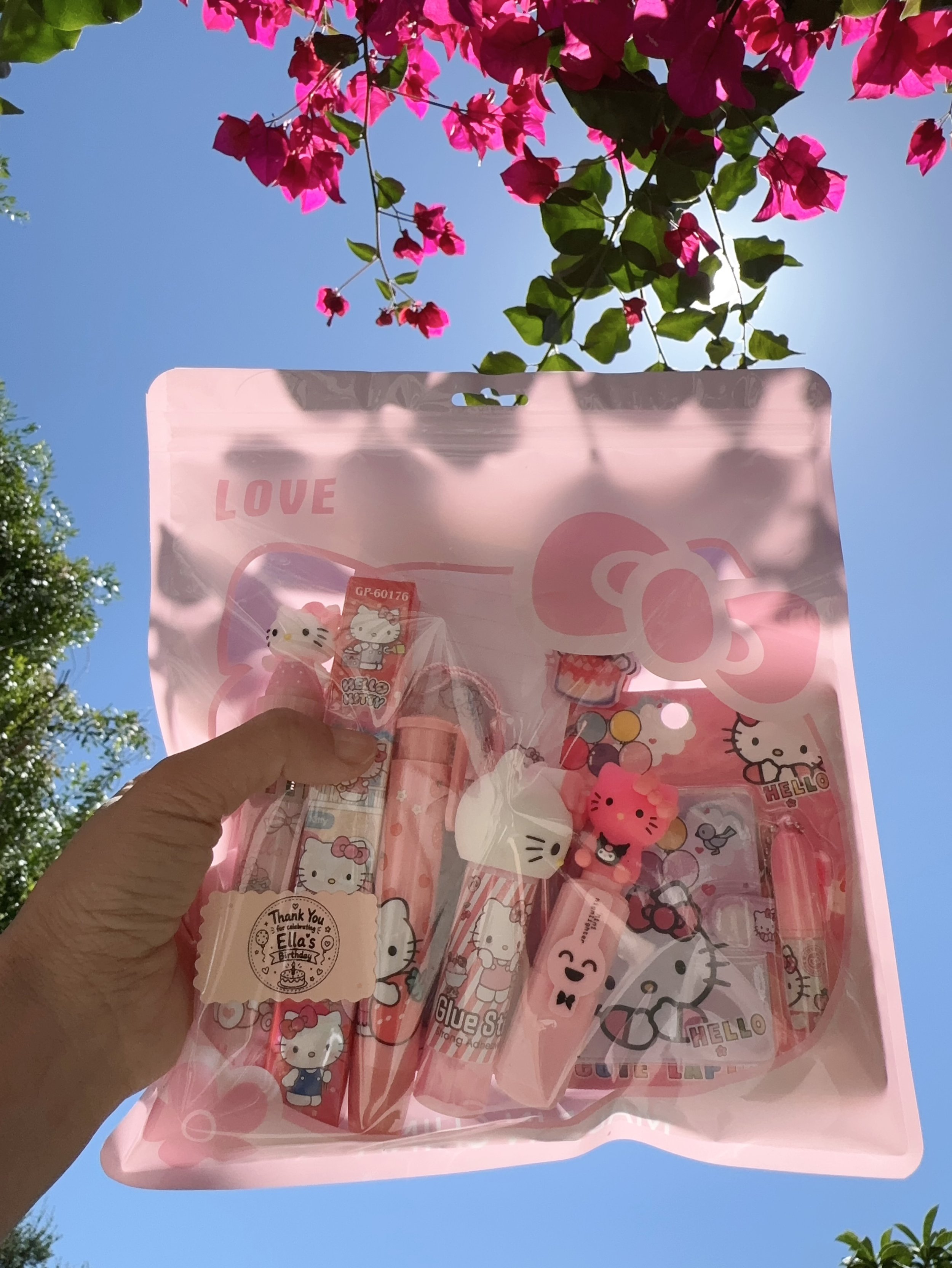 🎀 Kawaii Stationery Goodie Bag  | 10 Cute Items Included + Personalized Sticker
