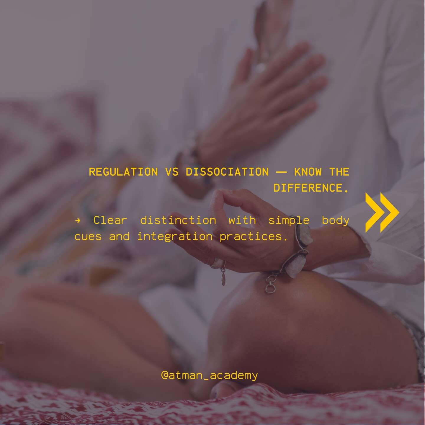 Most people think yoga is about flexibility.
But the real purpose of yoga has always been regulation &mdash; guiding the mind and body back into a state where presence is possible.

A regulated system feels grounded, connected, and able to stay with 