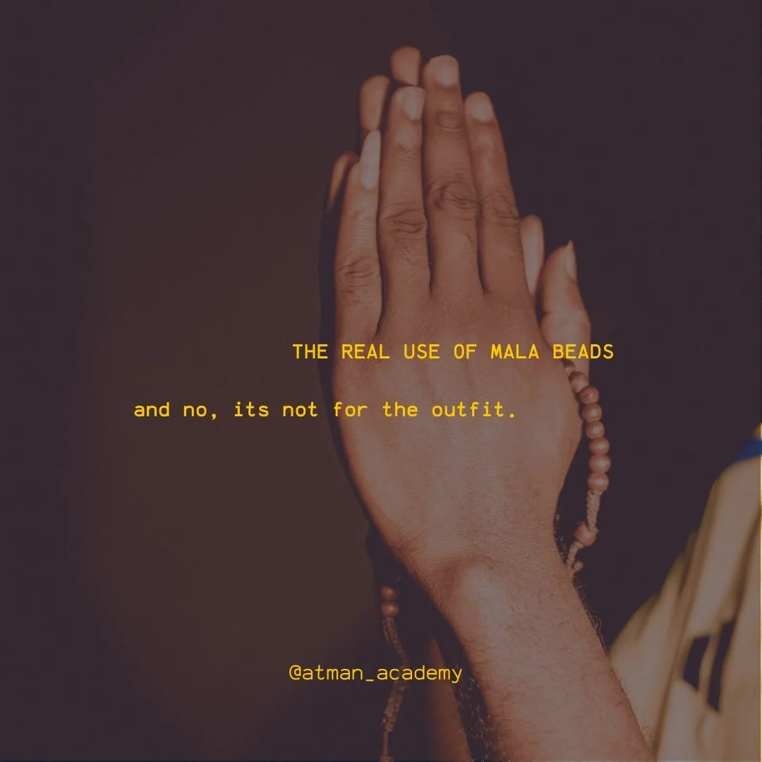 We don&rsquo;t mean to be a barer of true news but they are actually a tool for concentrating not an outfit accessory.

#Japa #meditation #108